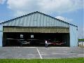 Le hangar...